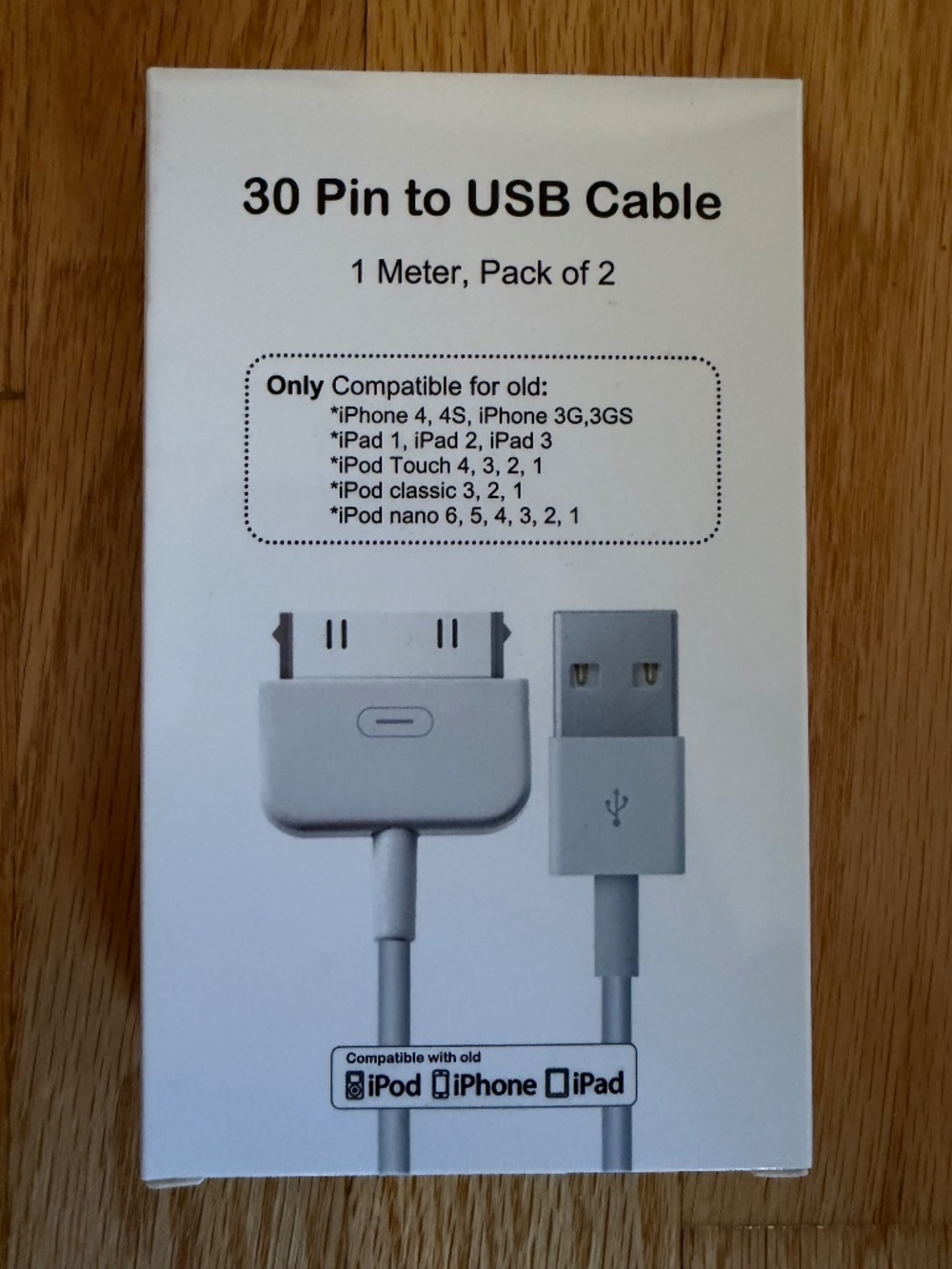 Apple iPod Classic 5.5 Gen 80GB Black (Model A1136) w/charger & camera connector - Picture 15 of 15